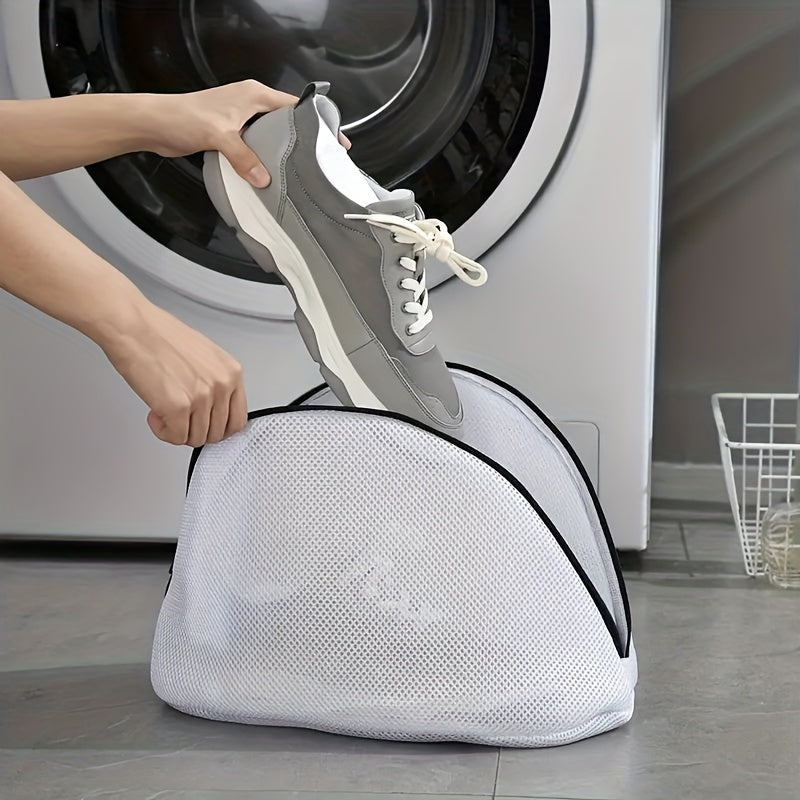 1 Laundry Shoe Bag, Travel Shoe Organizer, Laundry Portable Organizer, Protective Anti-Warp Clothing Organizer Mesh Bag