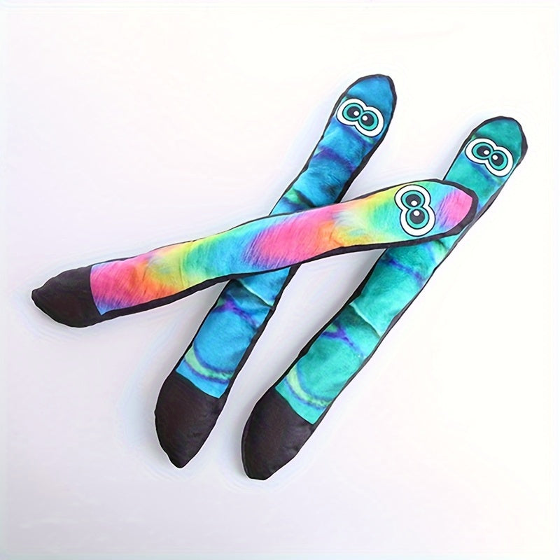 Big Eye Snake Plush Dog Toy πΆπ