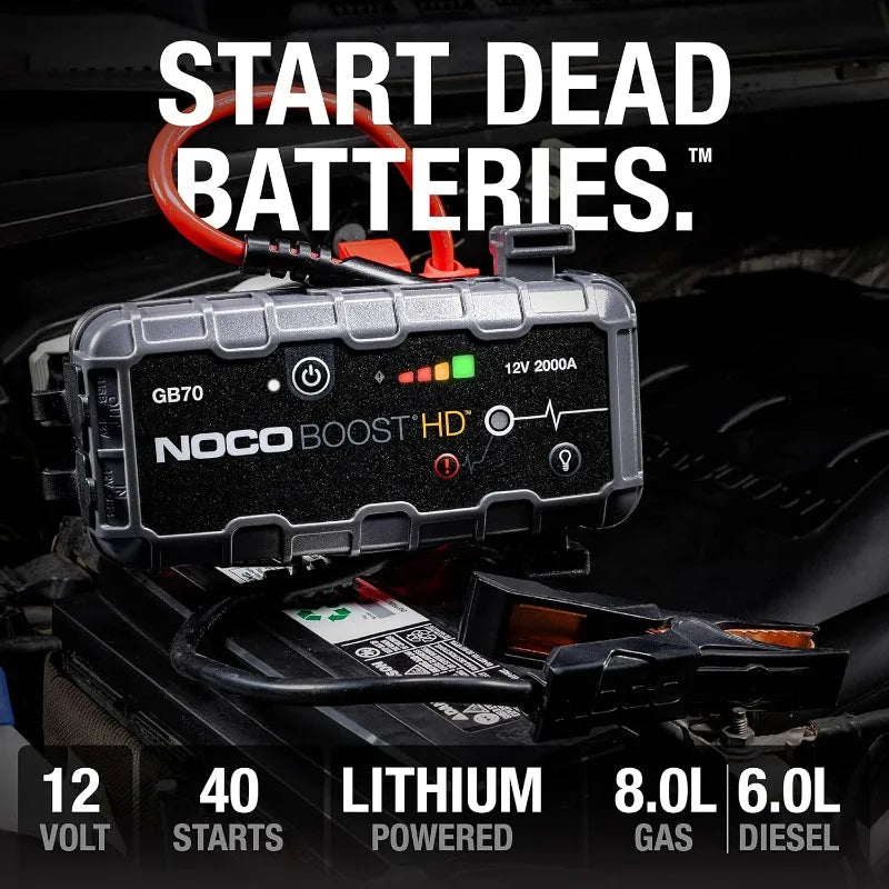 NOCO GB70 Portable Jump Starter & Power Bank For Larger Engines