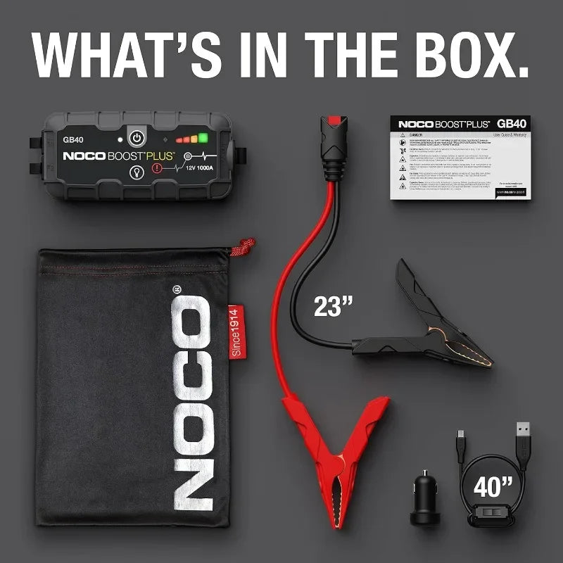 NOCO GB40 Portable Jump Starter & Power Bank