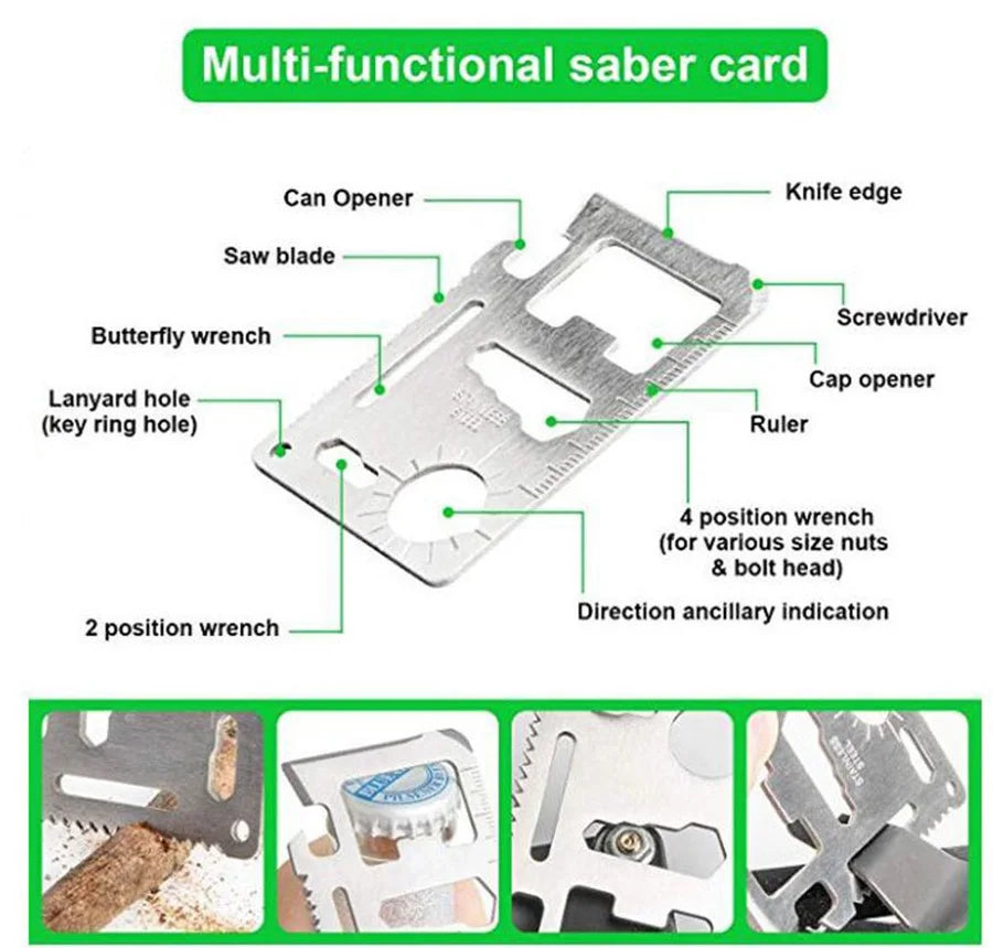 Tactical First Aid Kit Outdoor survival tool set multifunctional Car Acessories Emergency Survival Kits Camping Equipments