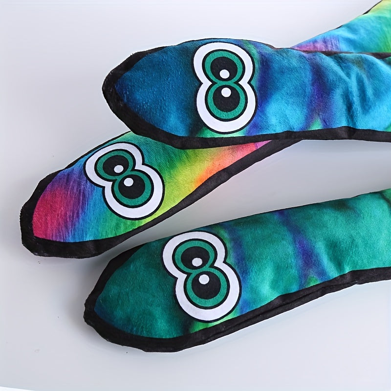 Big Eye Snake Plush Dog Toy πΆπ