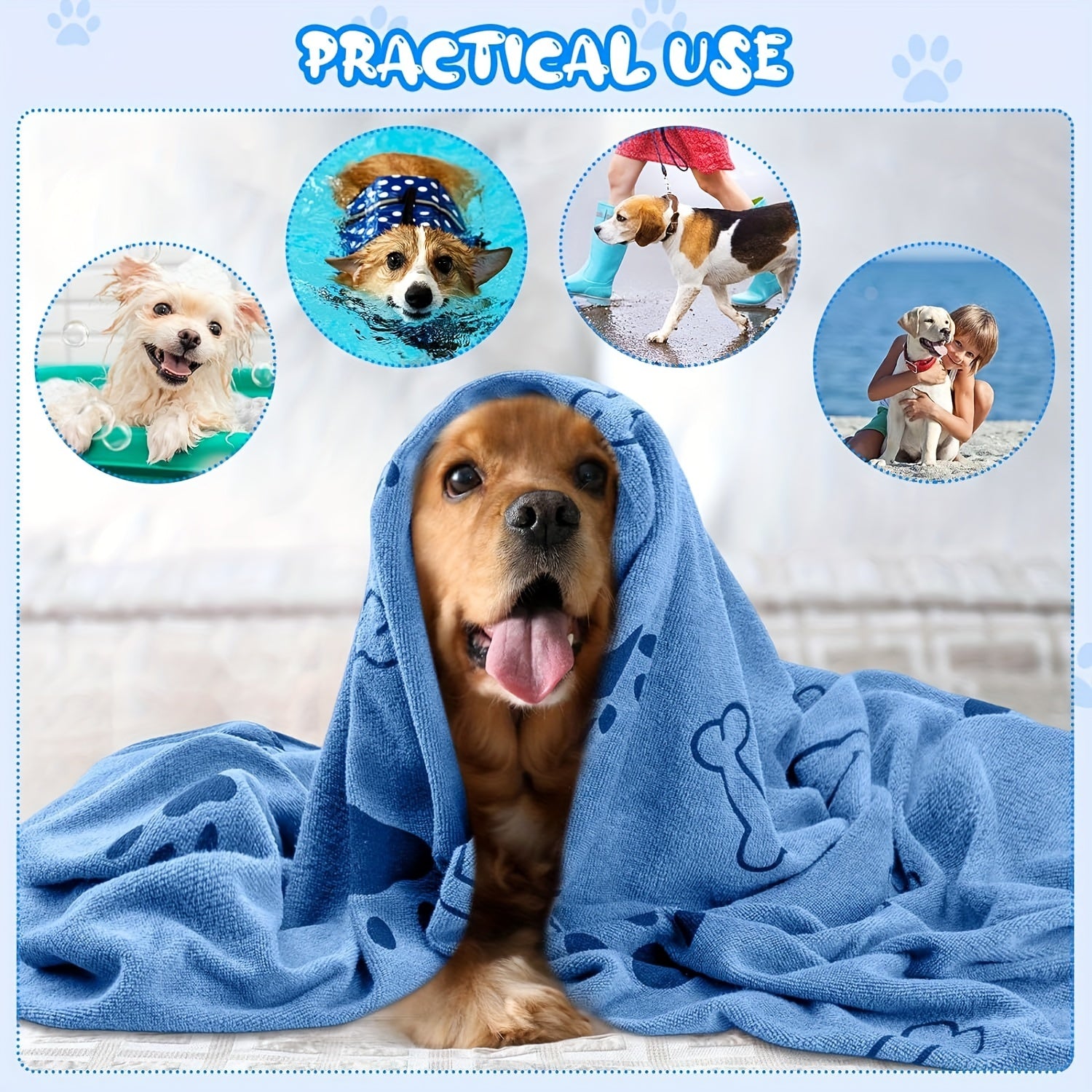Quick-Dry Large Pet Towel🐶🐱