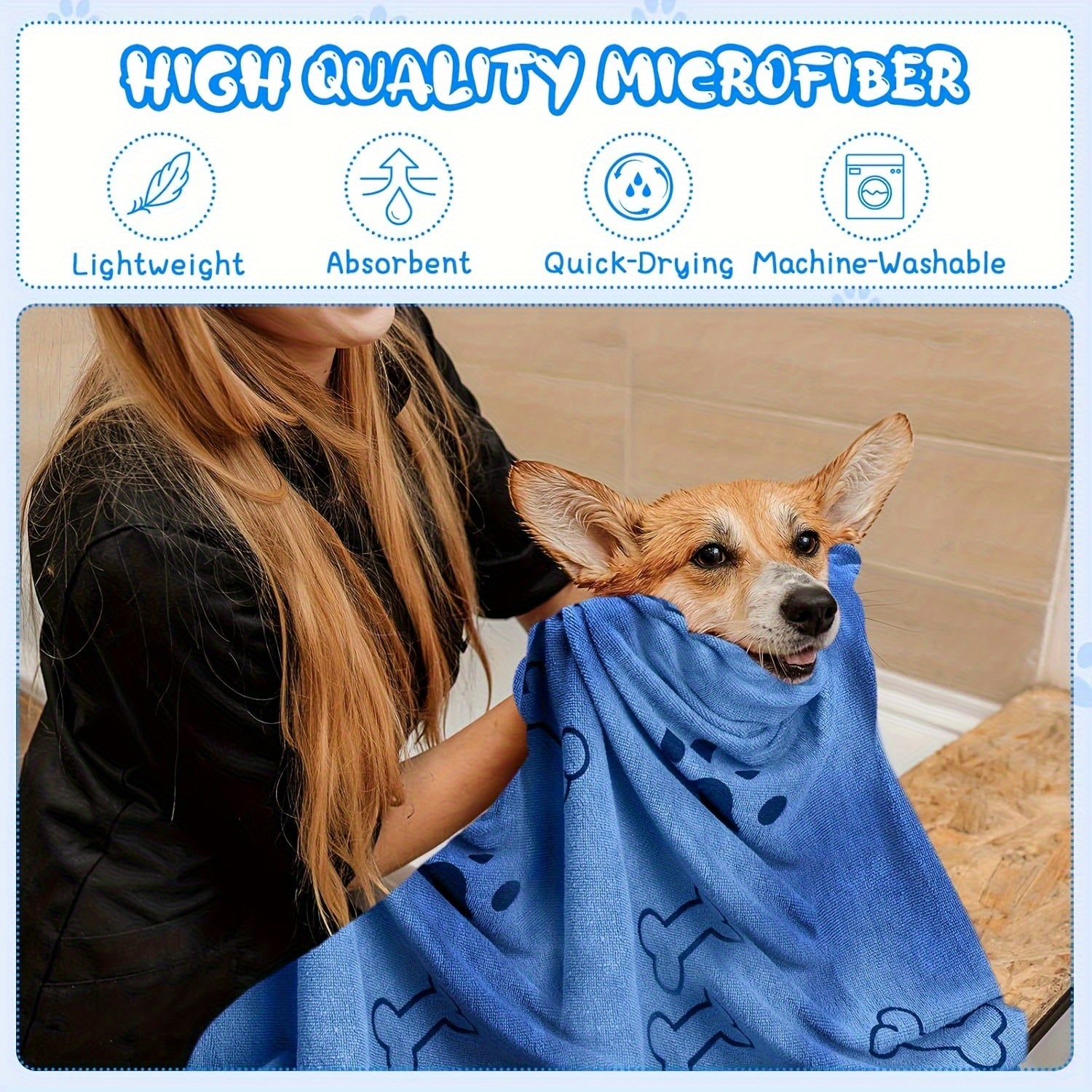 Quick-Dry Large Pet Towel🐶🐱