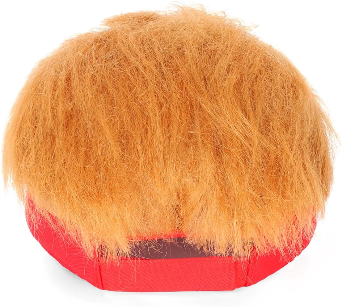 Trump 2024 Hat with Hair 👱🏼‍♂️💇🏼🧢Embroidered Adjustable Baseball Cap