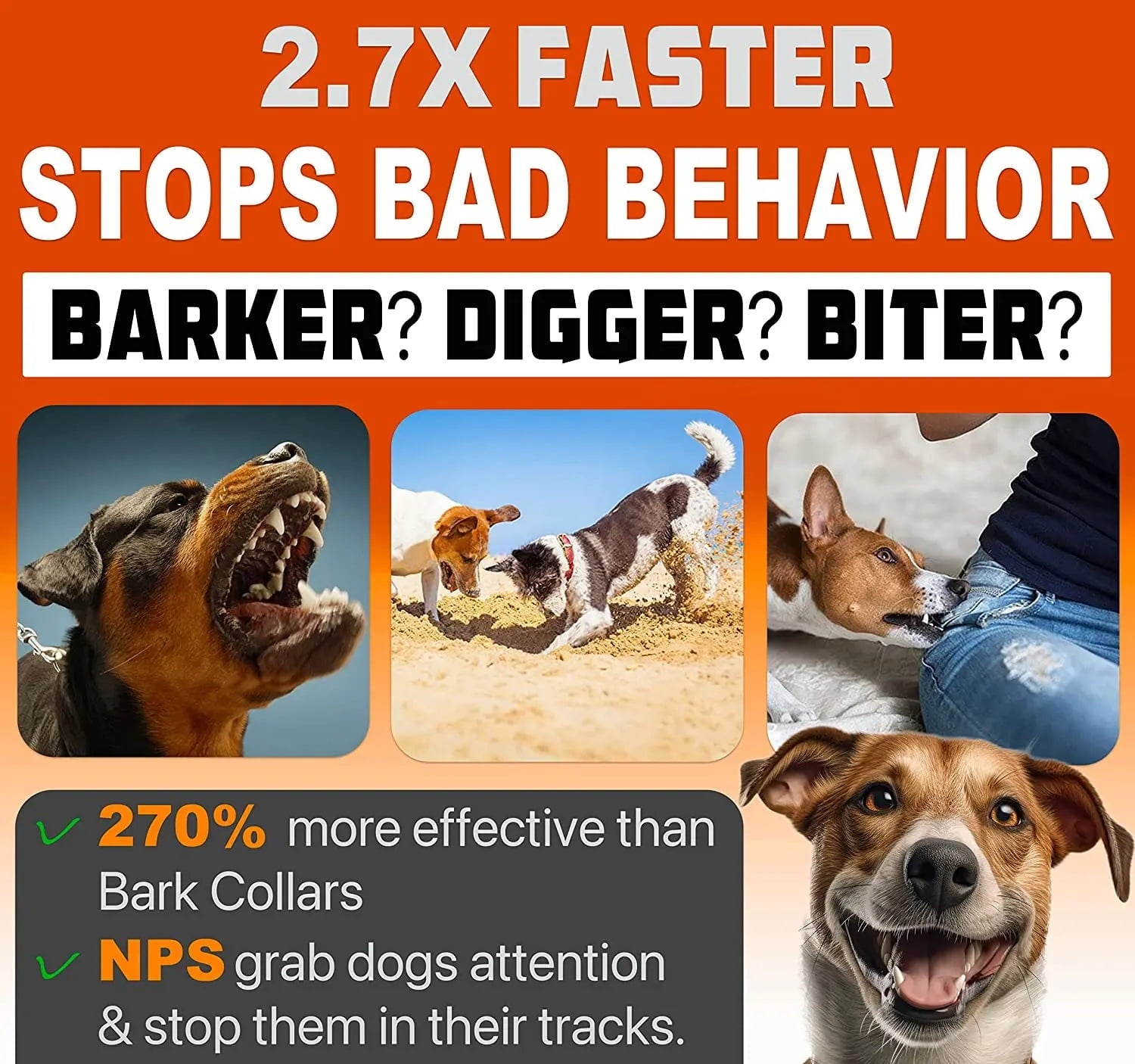 UltraSonic Dog Trainer & Bark Deterrent