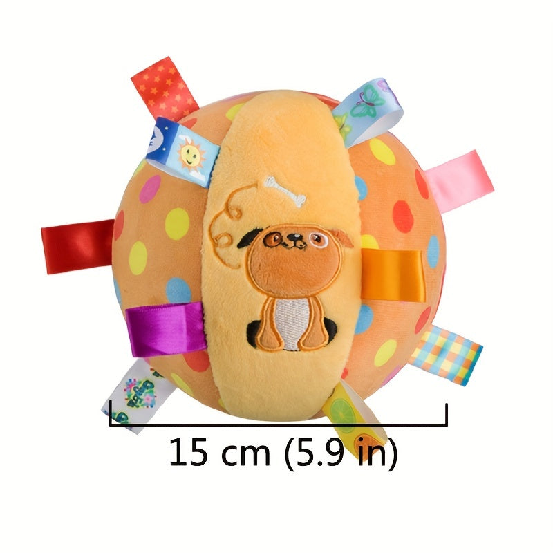 🏀 Interactive Plush Ball Dog Toy – Built for Play & Tough Chewers! 🐶