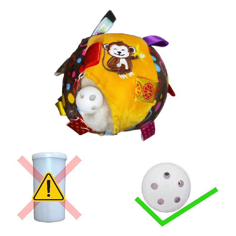 🏀 Interactive Plush Ball Dog Toy – Built for Play & Tough Chewers! 🐶