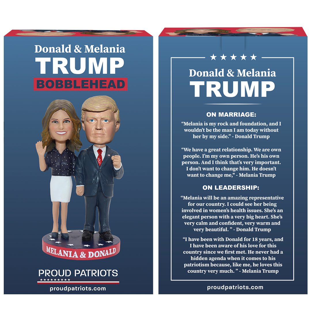 Donald and Melania Trump Bobblehead (Pre-Order Expected to Ship in October)