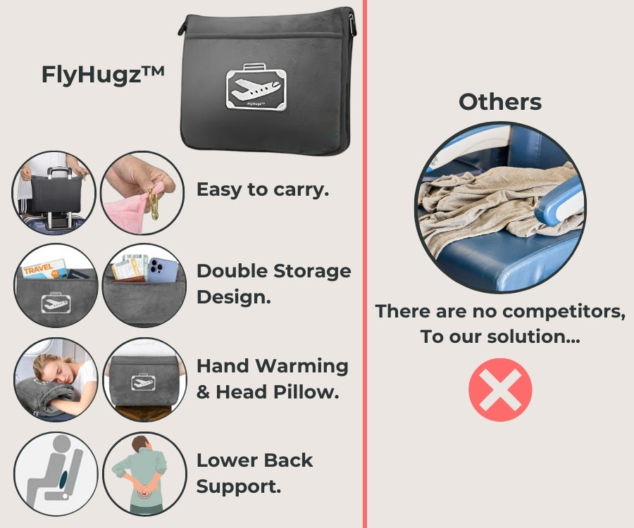 FlyHugz™ Blanket & Comfort Bag