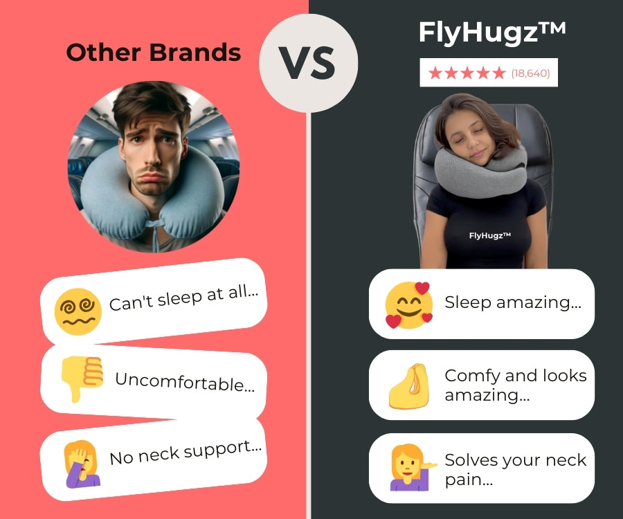 FlyHugz™ Travel Neck Pillow