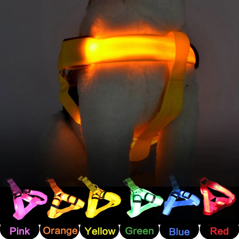 Luminous LED Dog Harness 🔦