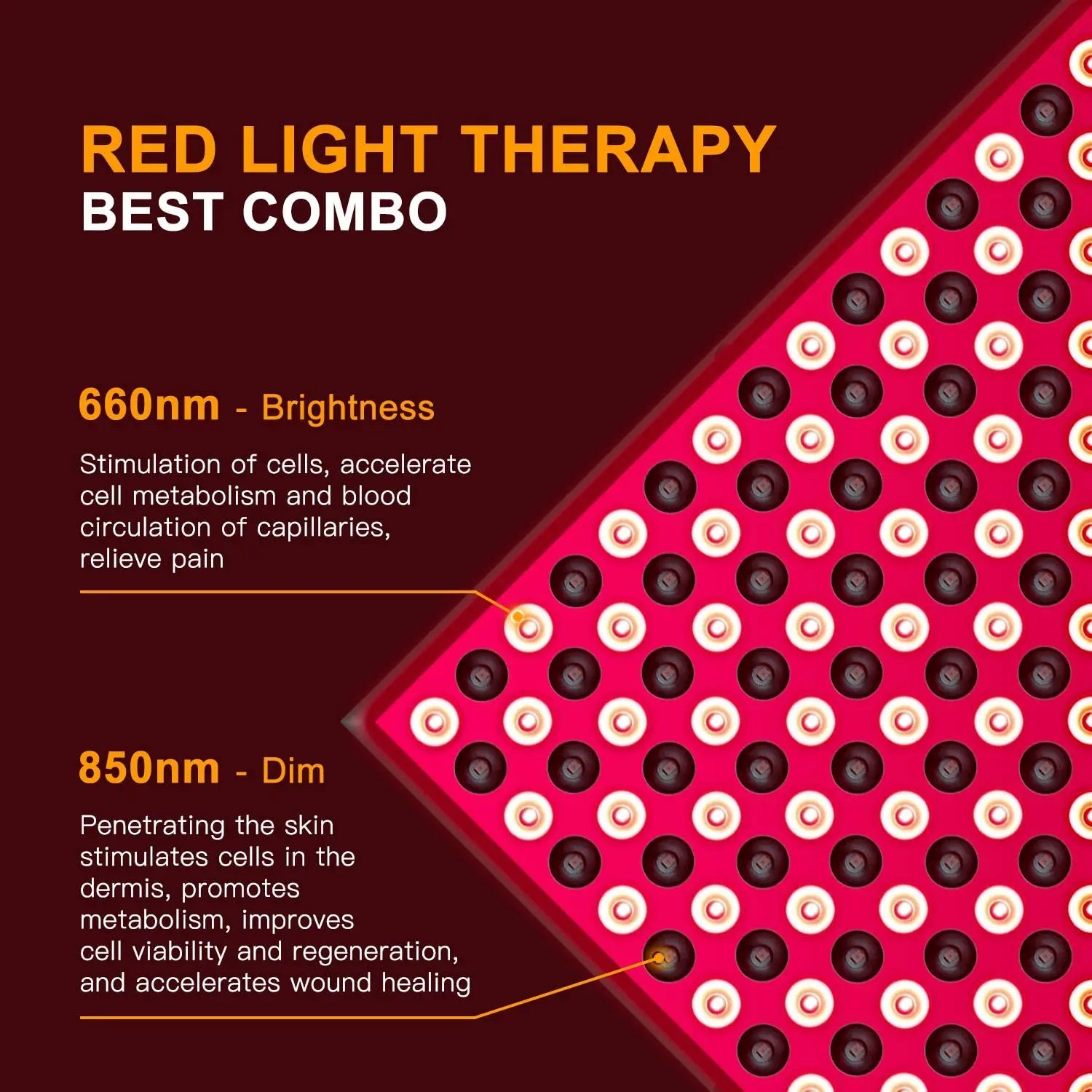 ⭕Pro-Aging 660/850 Red Light Panel🔴