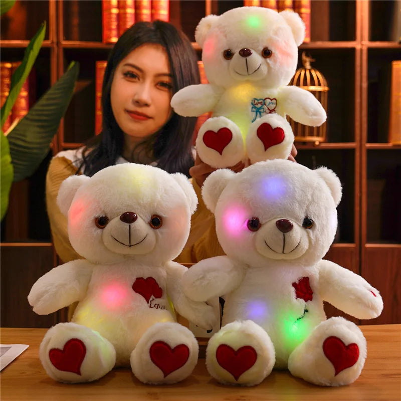 Glow, Cuddle, Love 💗 The Luminous Teddy Bear!
