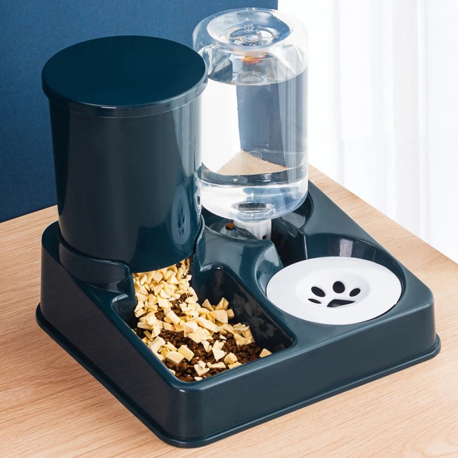 Automatic Cat Food & Water Dispenser 🐈‍⬛🐈