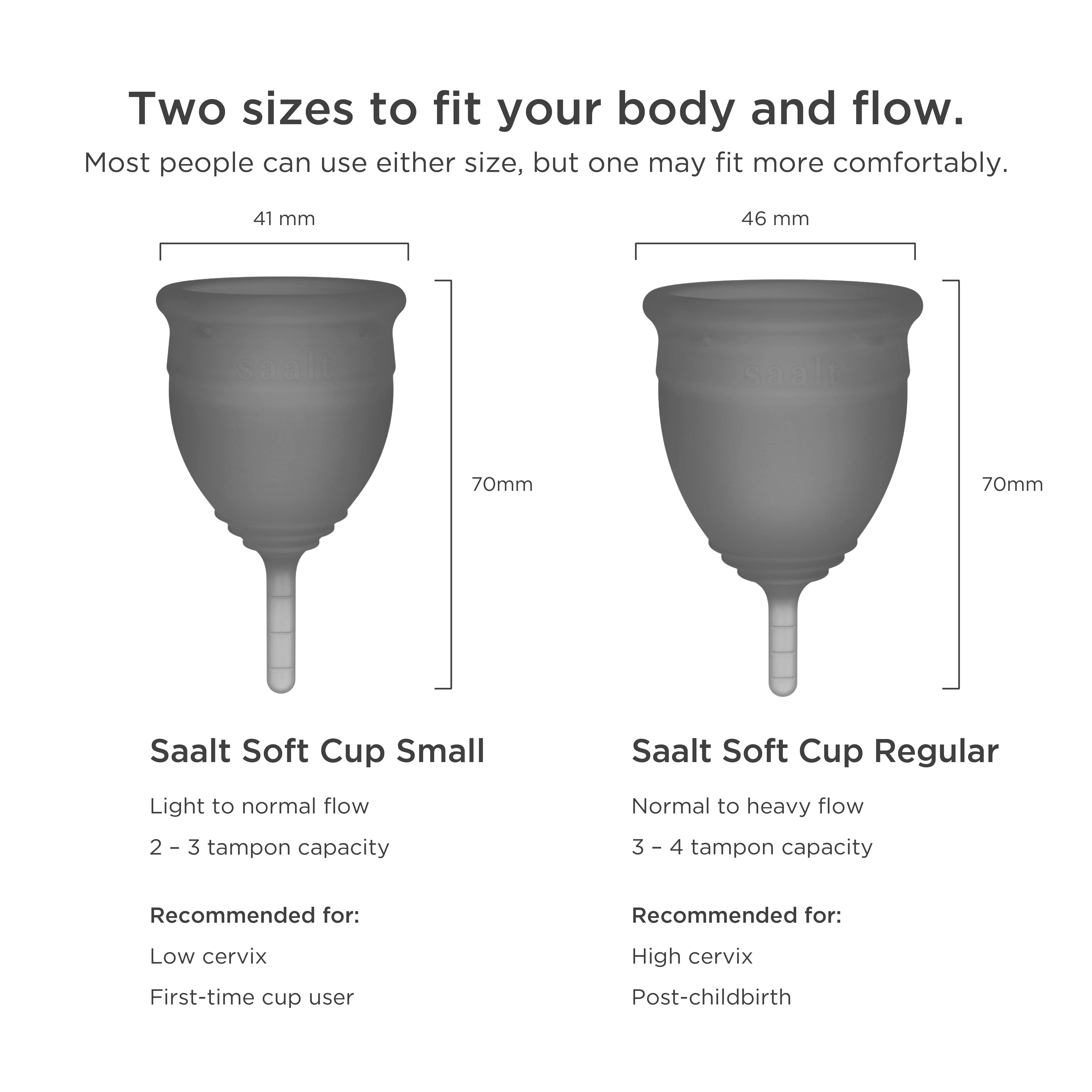 Saalt Soft Cup + Carry Bag