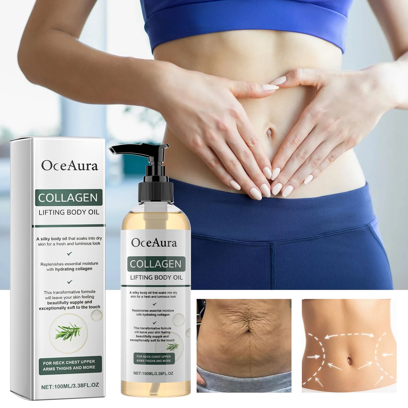 Oceaura Collagen Lifting Body Oil 💥
