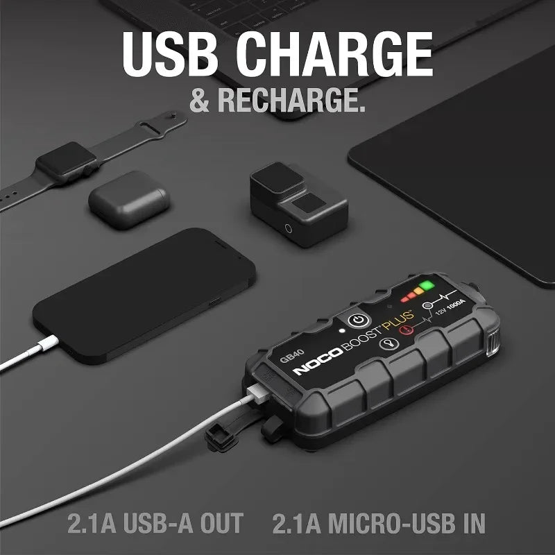 NOCO GB40 Portable Jump Starter & Power Bank