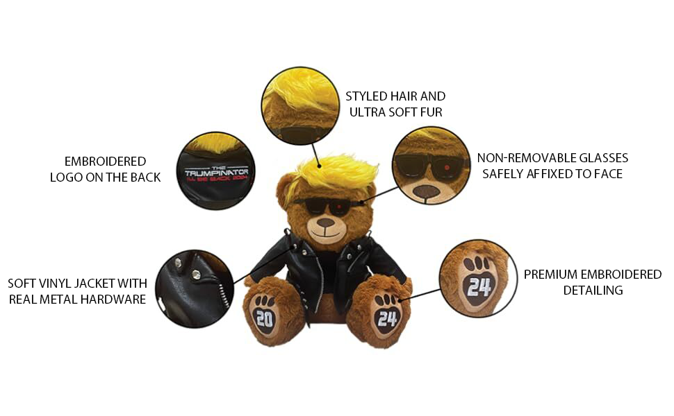 Trumpinator Teddy Bear - I'll Be Back in 2024! 🐻