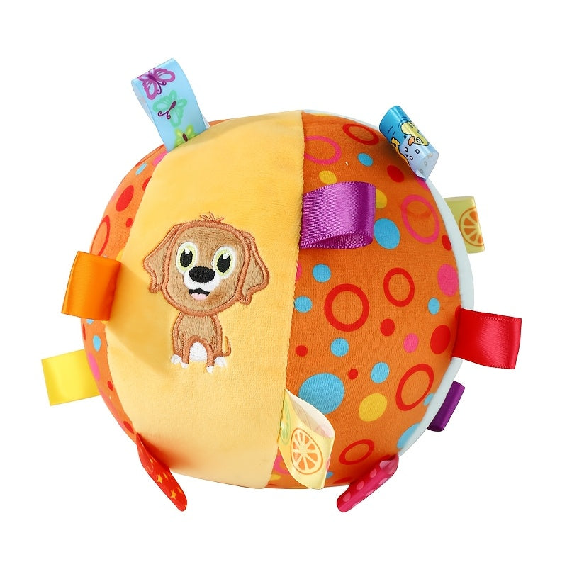 🏀 Interactive Plush Ball Dog Toy – Built for Play & Tough Chewers! 🐶