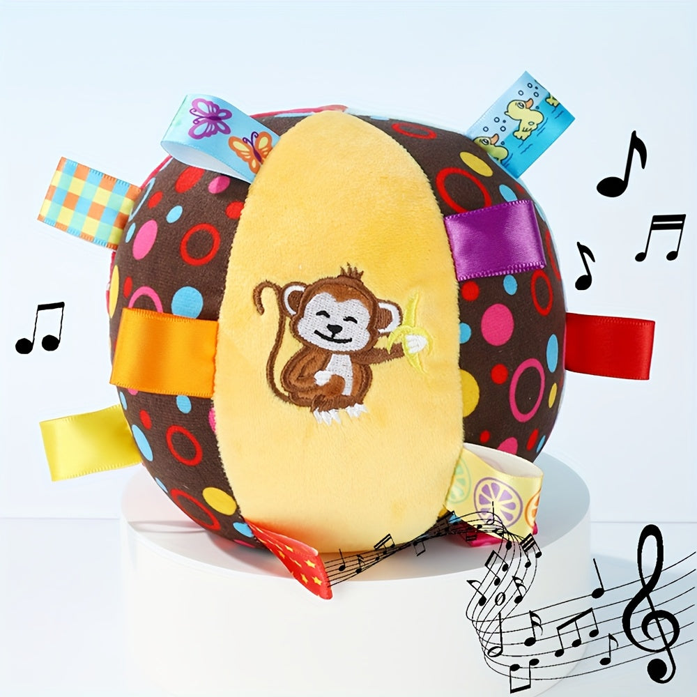 🏀 Interactive Plush Ball Dog Toy – Built for Play & Tough Chewers! 🐶