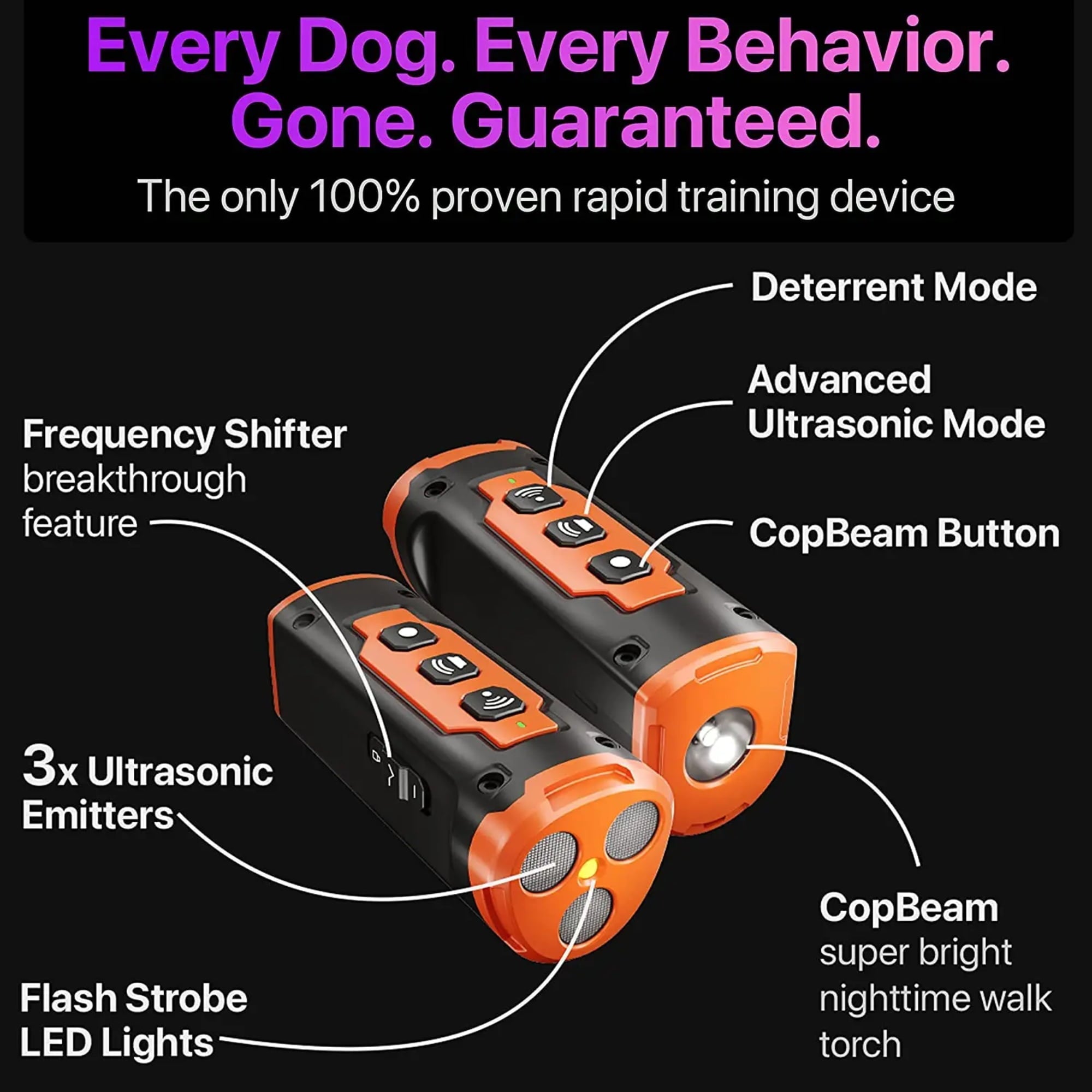 UltraSonic Dog Trainer & Bark Deterrent
