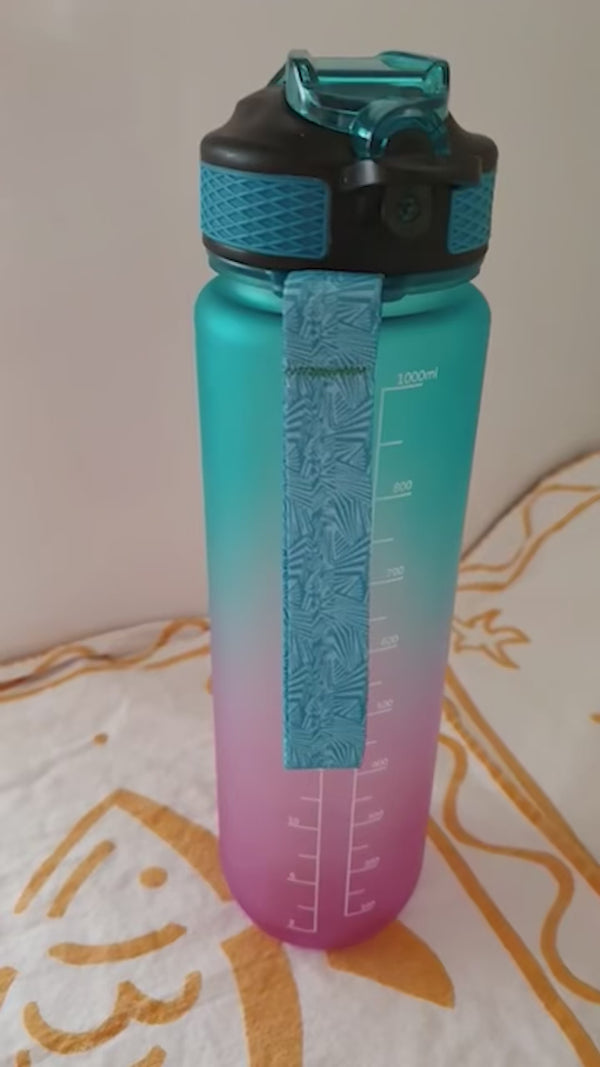 💧1 Ltr Hydrate & Rejuvenate Water Bottle