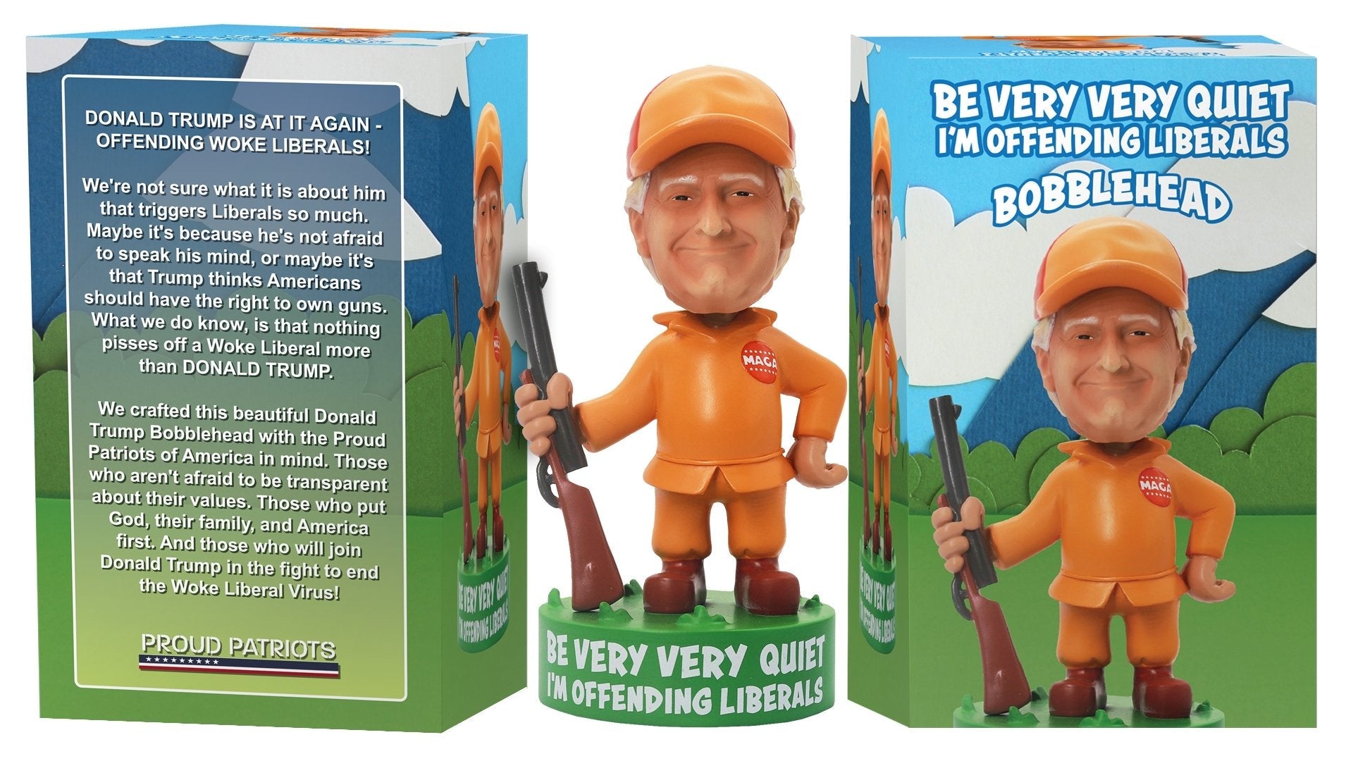 Trump Offending Liberals Bobblehead